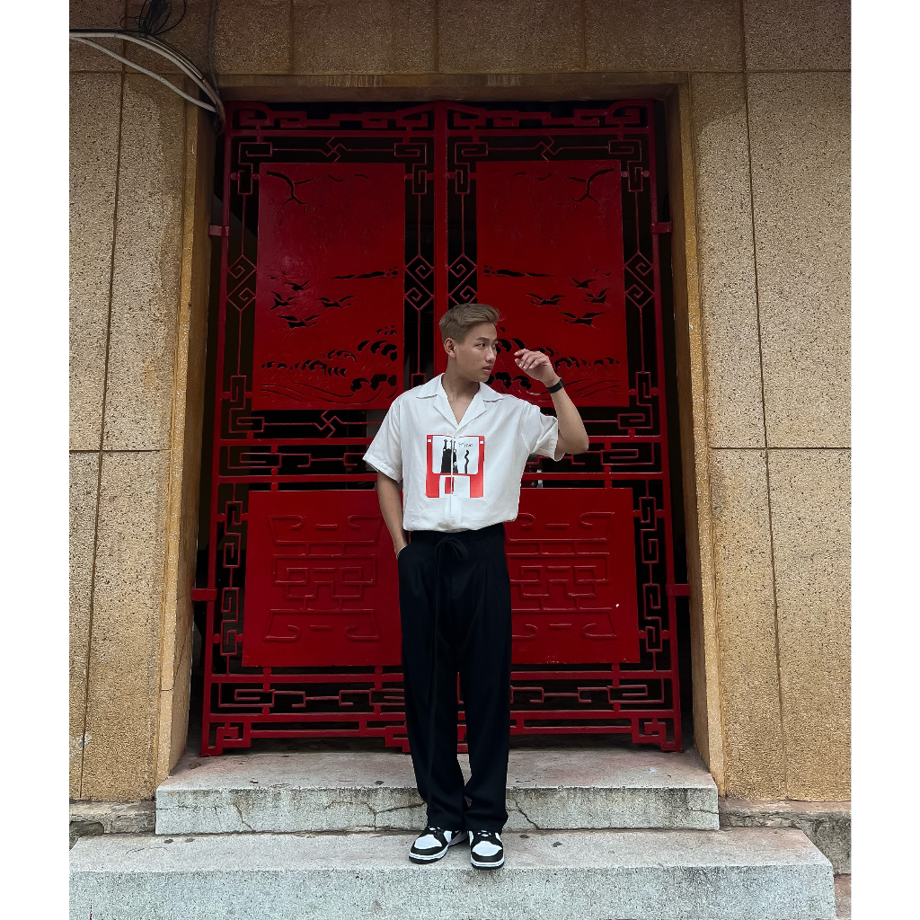 ÁO SƠ MI TAY NGẮN CAT SHIRT - MÙA TẾT