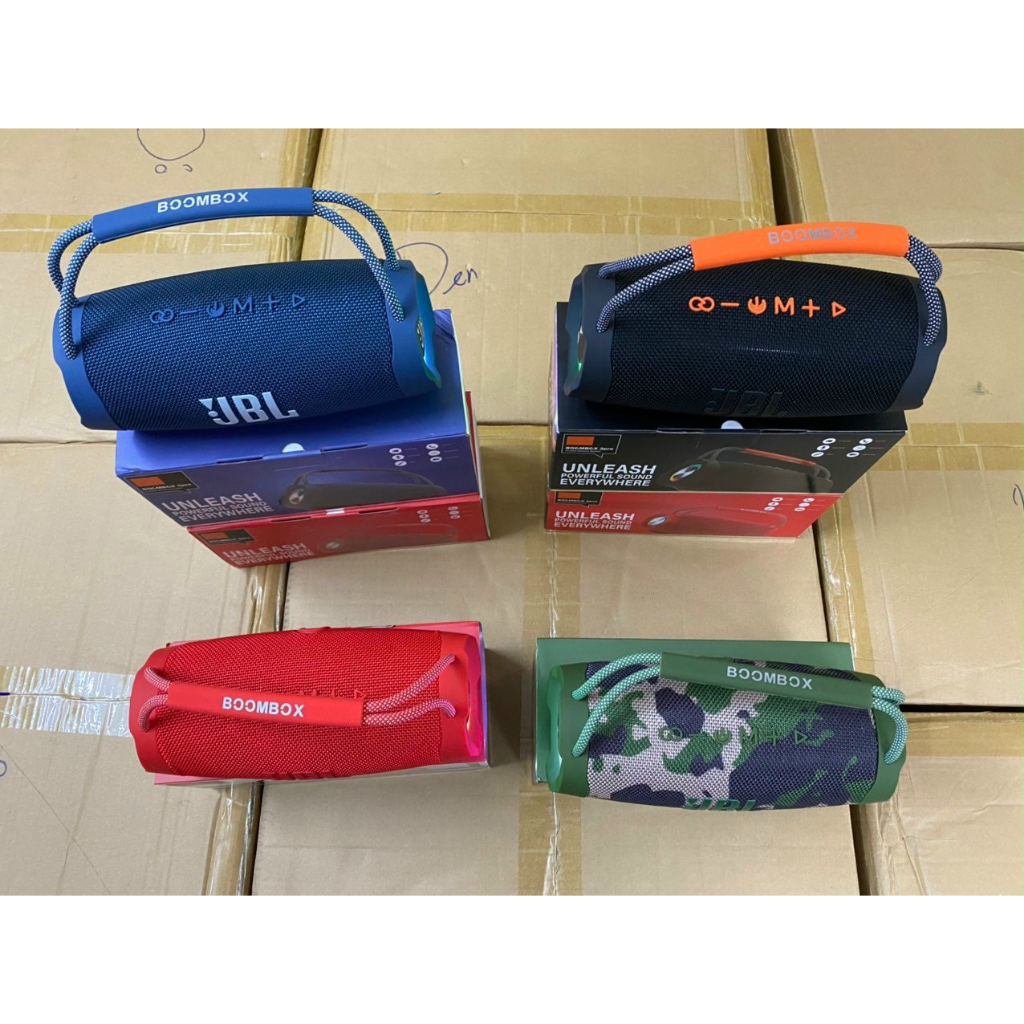 Loa Bluetooth JBL Boombox 3 Siêu Bass - Dùng Được Usb Thẻ Nhớ Cổng 3.5 - Bảo hành 12 tháng