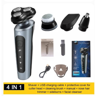 Bộ cạo râu 9d shaver 4in1 máy cạo râu đa năng cao cấp chống nước sạc usb kilian