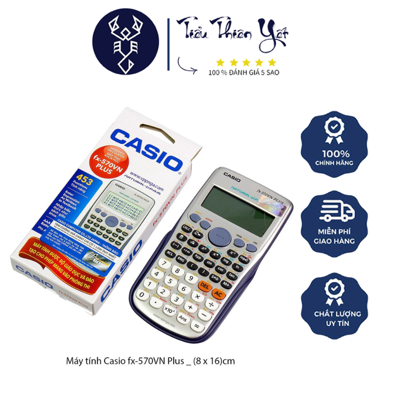 Máy Tính FX580VN, FX-570VN Học Sinh Bảo Hành 06 Tháng -  Hàng Nhập Khẩu Thái - Tiểu Thiên Yết