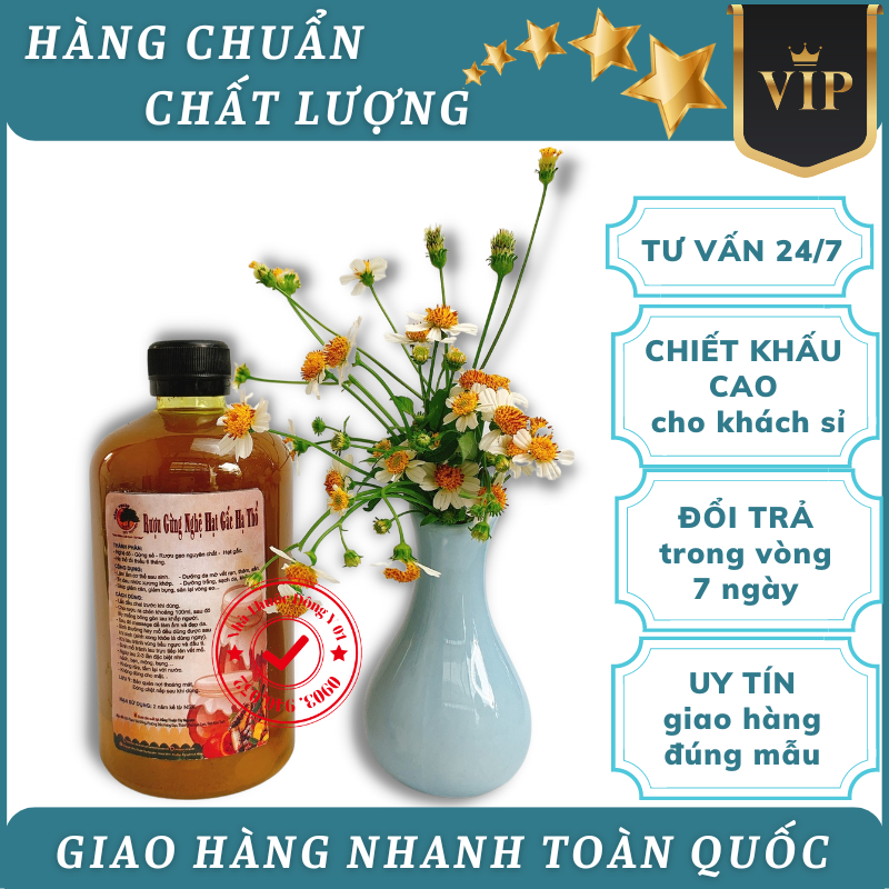 Cốt Gừng Nghệ Hạt Gấc Hạ Thổ 500ml-chăm sóc phụ nữ sau sinh