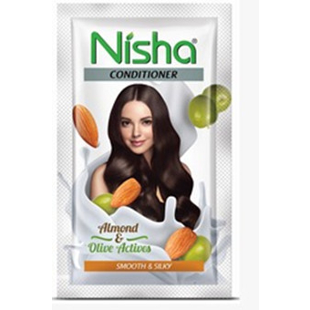 Dầu xả Yutika Nisha mềm mượt Hạnh nhân và Olive gói 6ml