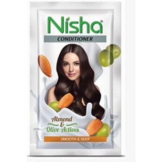 Dầu xả Yutika Nisha mềm mượt Hạnh nhân và Olive gói 6ml