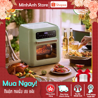 NỒI CHIÊN KHÔNG DẦU TÍCH HỢP NƯỚNG 2 in 1 BEAR 10L/ HÀNG CHÍNH HÃNG-BH 18 tháng
