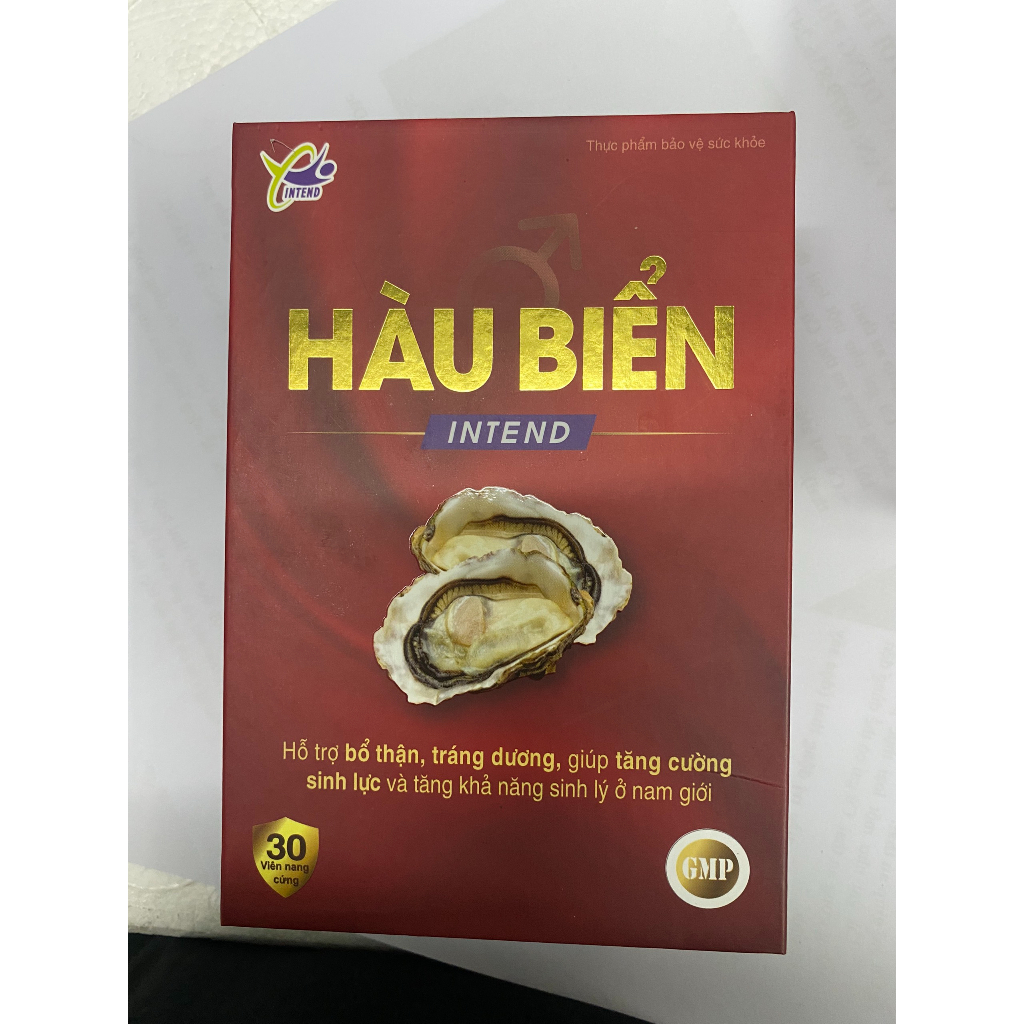Viên Uống Tinh Chất Hàu Biển Intend Hỗ Trợ Tăng Cường Sinh Lý Nam Hộp 30 Viên