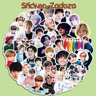 Bộ sticker nhóm nhạc BTS chống thấm nước trang trí mũ bảo hiểm, đàn, guitar, ukulele, điện thoại laptop