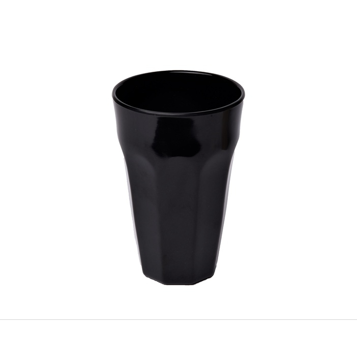 Ly nhựa Melamine cao dung tich 440ml màu đen/nâu (LY27)