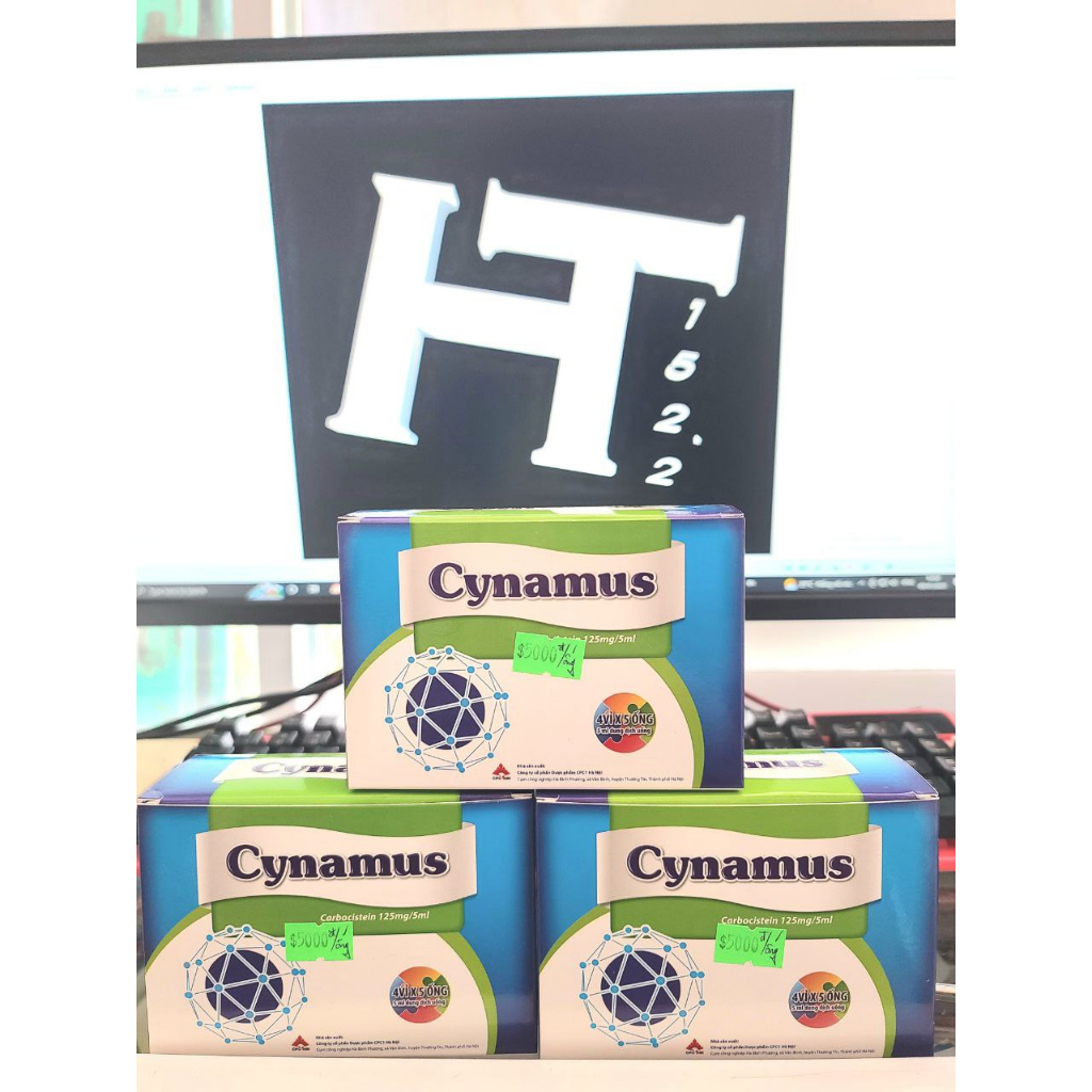 Cynamus hỗ trợ long đờm cho trẻ