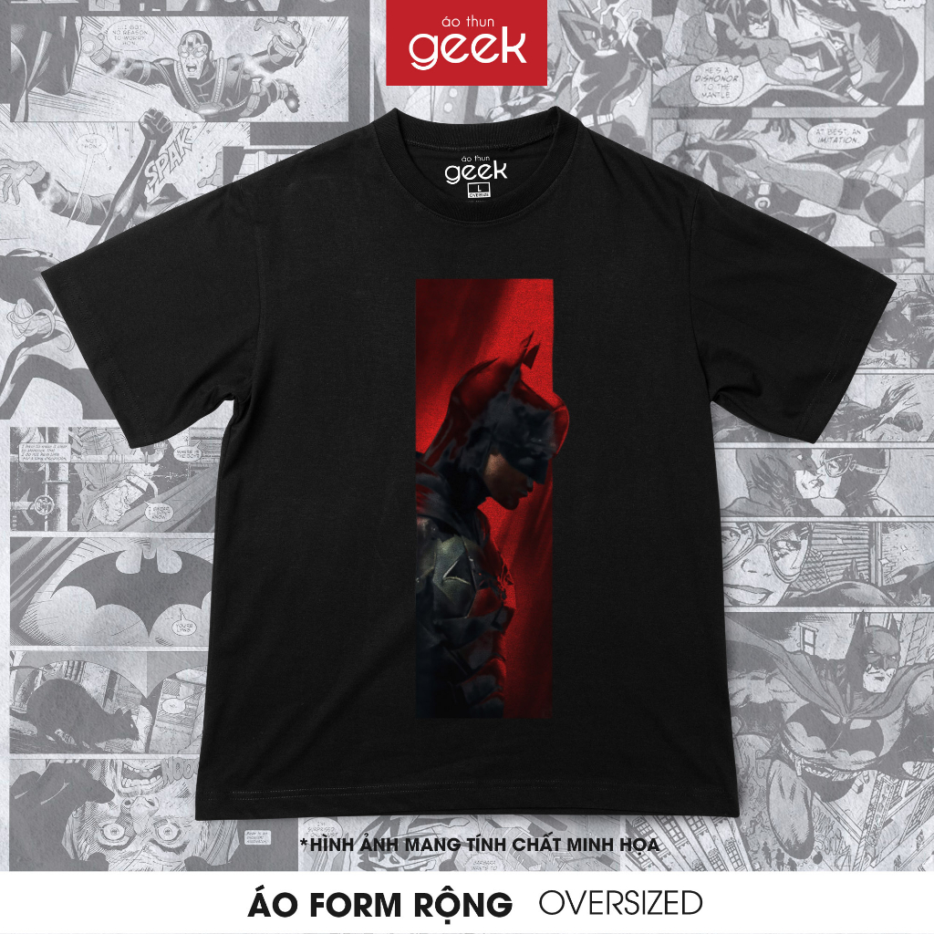 Áo thun hình The Batman - Vengeance - 05 sắc nét, 100% Cotton vải dày, siêu mịn.