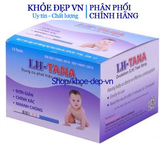 1 hộp que thử rụng trứng LH - Tana - Dụng cụ phát hiện ngày rụng trứng - nhanh chóng - đơn giản và chính xác