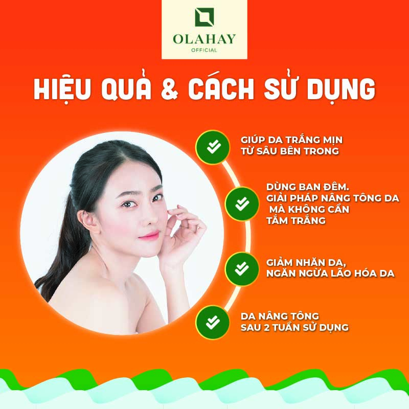 Kem dưỡng trắng da ban đêm Olahay Whitening Moisturizer