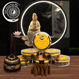 Trầm hương,nụ trầm hương thảo mộc cao cấp Thiền Hương khói tỏa ngược lưu hương 4-8 tiếng không có hại sức khỏe