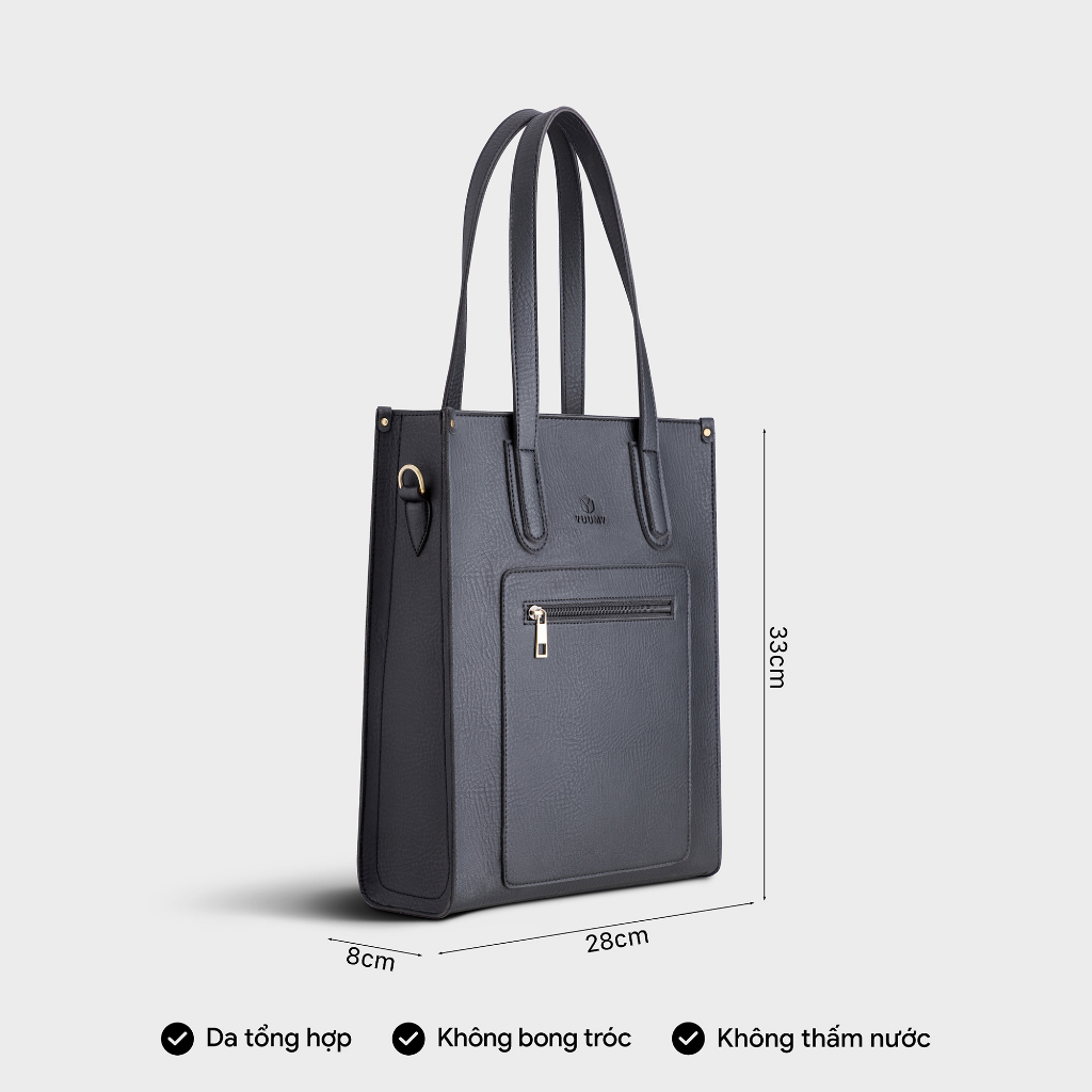 Túi xách nữ công sở đựng laptop dáng đứng tote thời trang Yuumy YTX18 | BigBuy360 - bigbuy360.vn