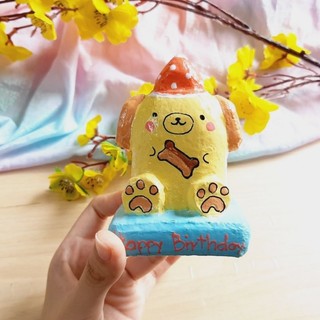 Squishy handmade bánh kem cún ôm xương| squishy size to nhé