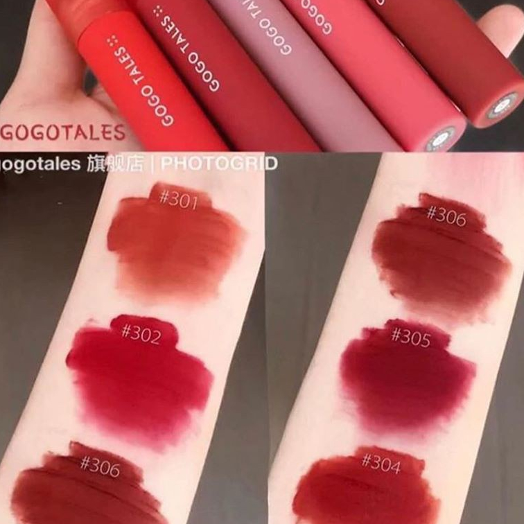 Son Nội Địa Trung GOGO TALES Chất Son Lì Mịn, Màu Lên Chuẩn Đẹp