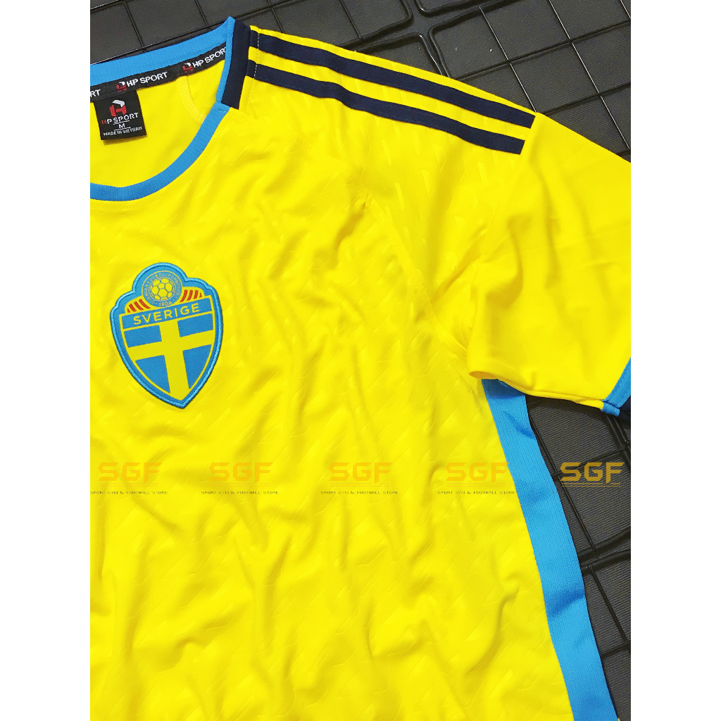 Đồ Bóng Đá THỤY ĐIÊN vàng sân nhà 2023