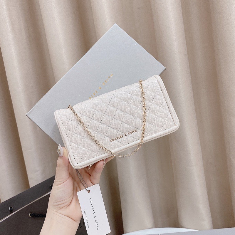 Túi Ví Cnnk Fullbox. Túi Đeo Vai Mẫu Hot Hit. Sz 17X3X8Cm Đựng Vừa Điện Thoại, Xinh Xắn Không Bao Giờ Lỗi Mốt.