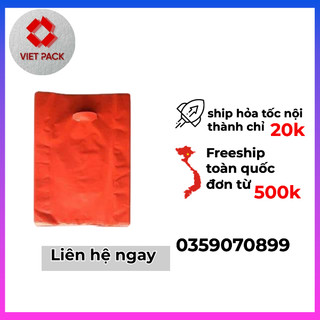 1kg túi nilon đỏ HDPE các kích cỡ gói hàng đẹp, Túi nilon dai 1kg