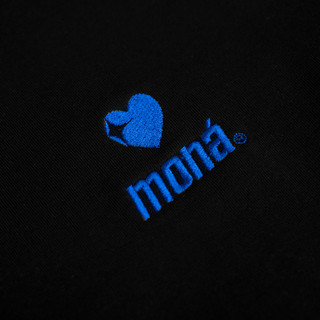 Áo phông baby tee MONÁ - BLUE ĐEN