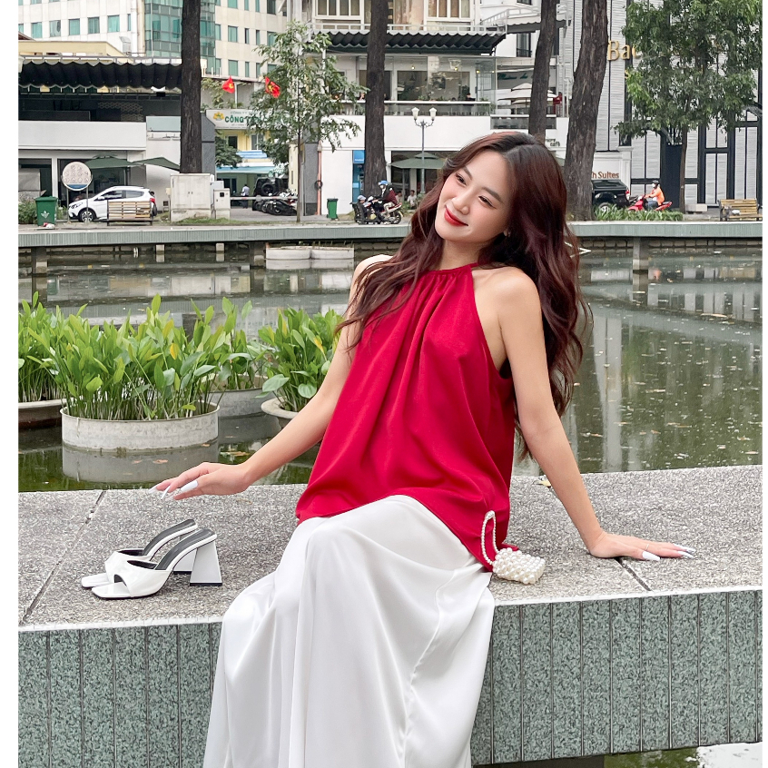 ZAREEN | ÁO YẾM THẮT NƠ ZAREEN VOA103