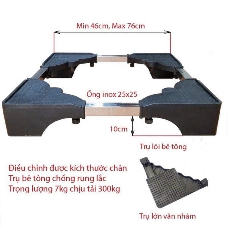 Chân máy giặt chống rung lắc