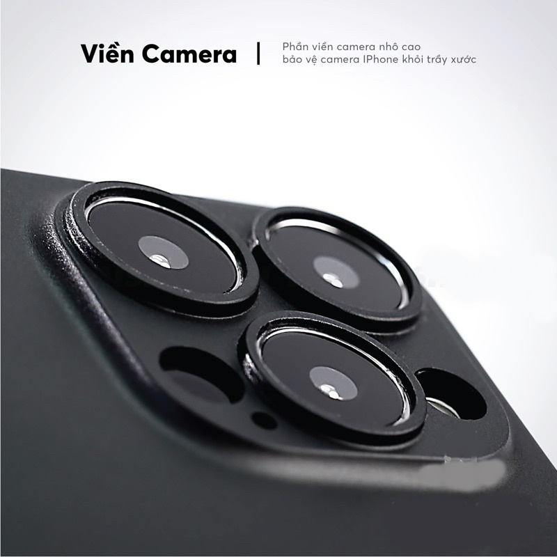 Ốp lưng MEMUMI siêu mỏng nhẹ cho iPhone 15 / 15 ProMax, 12 / 13 / 14 Pro / 14 ProMax Chống bám vân tay