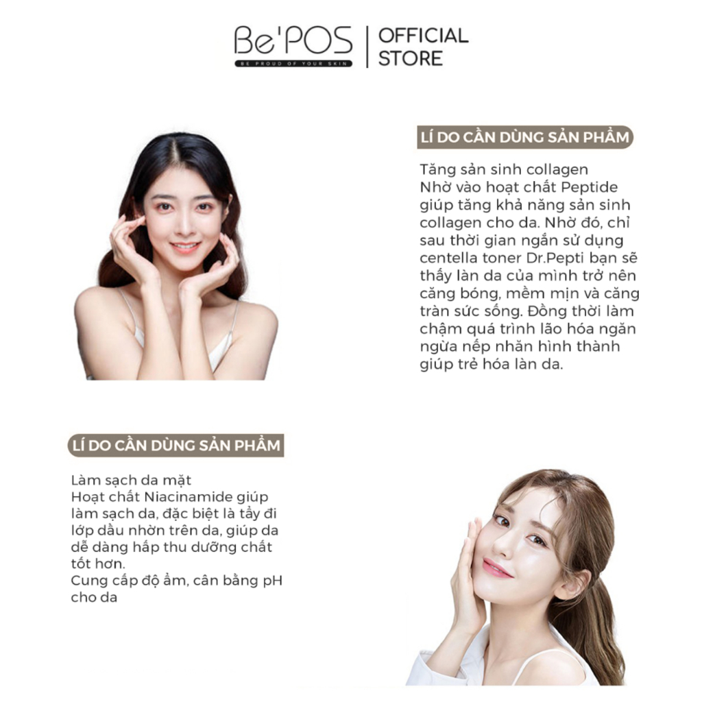 Nước Hoa Hồng Dưỡng Da Dr.Pepti Centella Toner Giúp Se Khít Lỗ Chân Lông, Da Căng Bóng Chính Hãng Hàn Quốc (180ml) HH01 | BigBuy360 - bigbuy360.vn