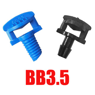 Béc bọ tưới phun mưa 3.5 mm sử dụng ống  6x8mm nếu béc đơn, ldpe 16mm trở lên nếu béc gắn dãy