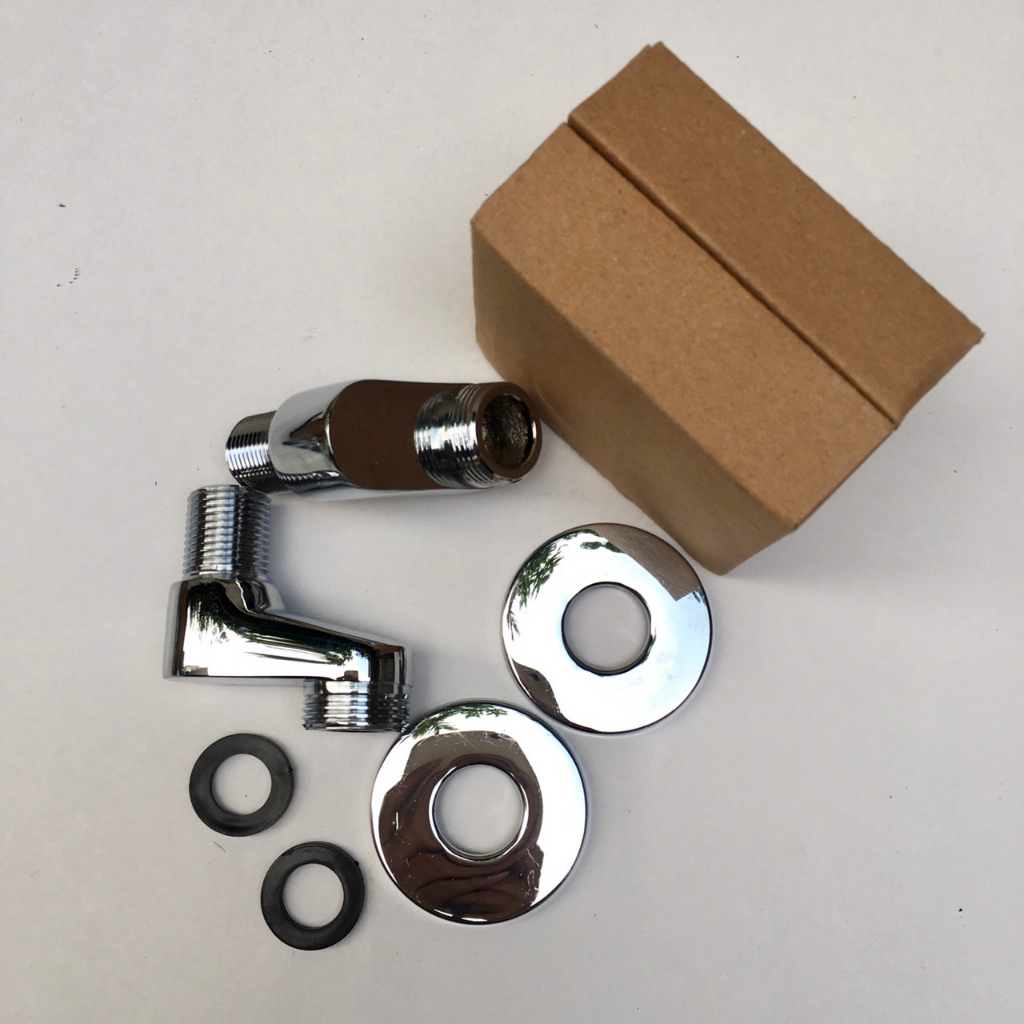 Chân sen đồng mạ crom bóng cao cấp