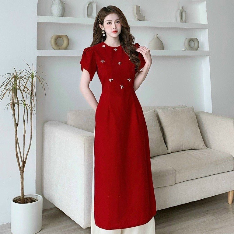 Áo Nhung Chất Đứng Thời Trang Cho Nữ Cách Điệu Tay