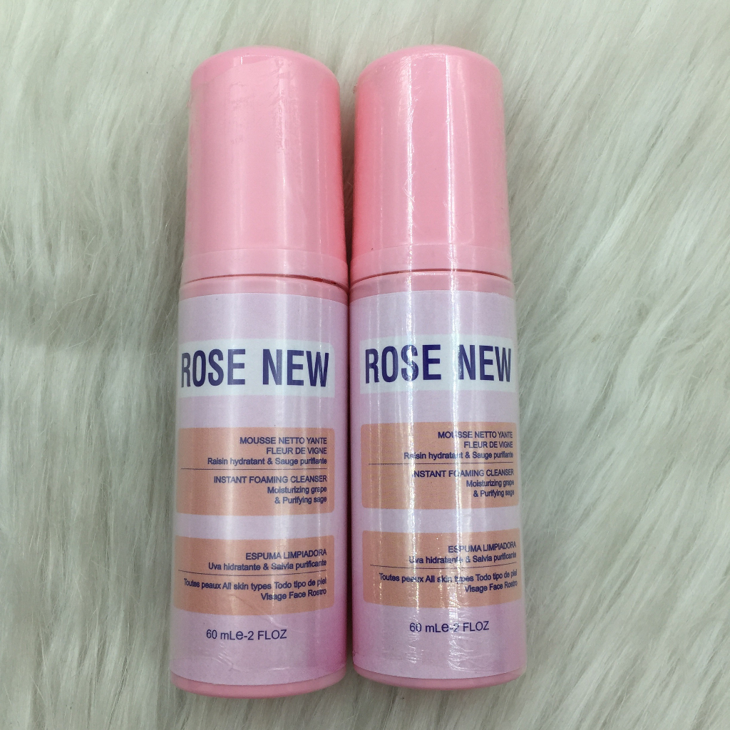 Chai tạo bọt vệ sinh mi New Rose_dụng cụ mi_keo nối mi_uốn mi_mi khay_mi fan_MAGIC LASHES