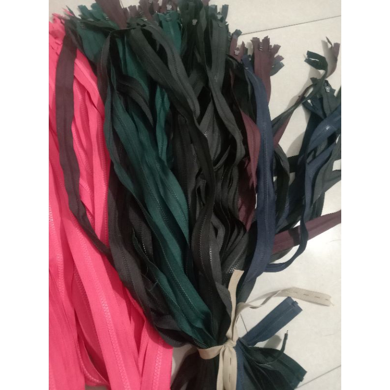 Dây khoá áo khoác cá xấu và cước r3 r5 nhiều màu 40_60cm