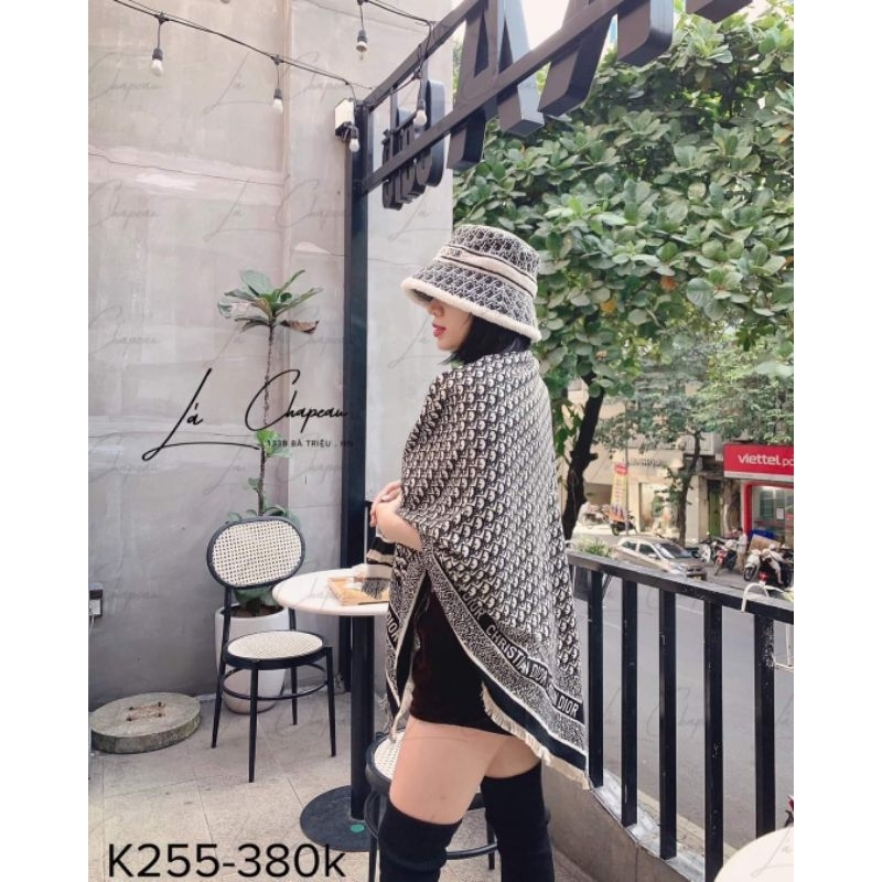Khăn choàng Dạ Vuông Di-Or Cap Cấp 140x140