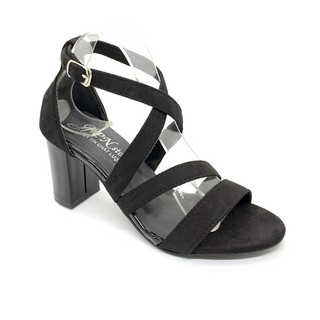 [ẢNH THẬT] Giày cao gót sandal 7 phân 2 dây chéo