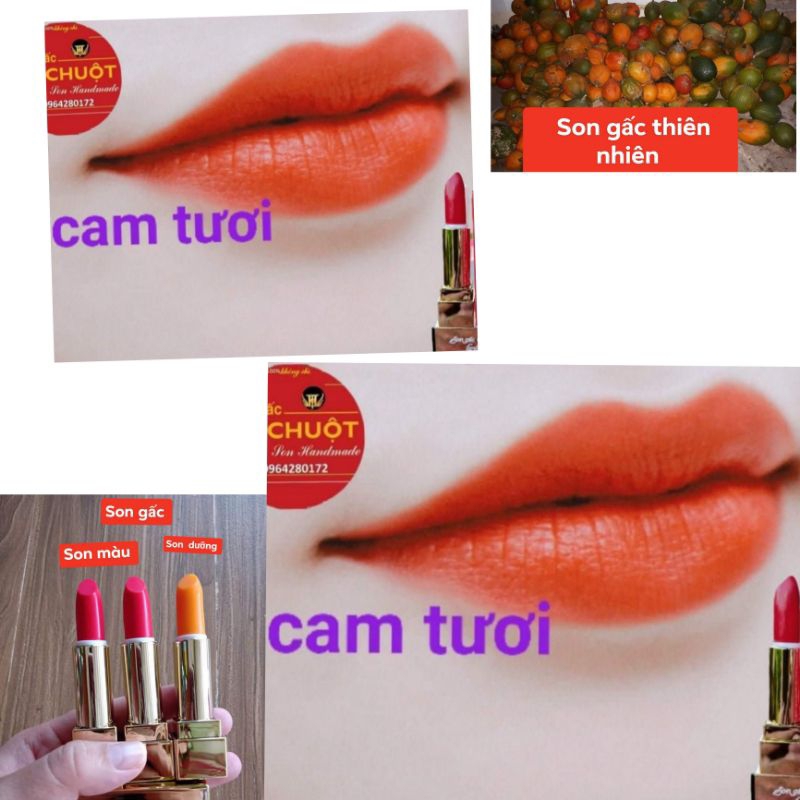 Son gấc màu cam tươi