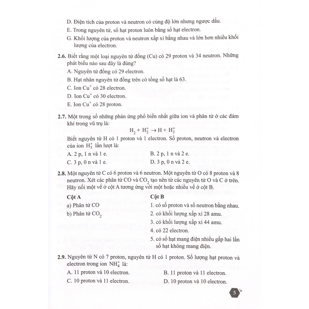 Sách - Bài tập Hóa học 10 - Cánh Diều