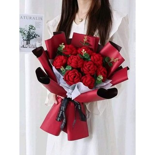 hoa hồng len, hoa hồng len handmade