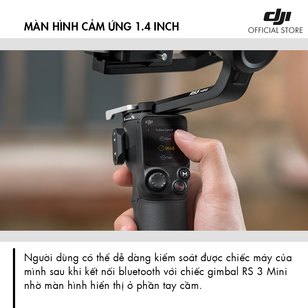 Tay cầm chống rung cho máy ảnh Gimbal DJI RS 3 Mini