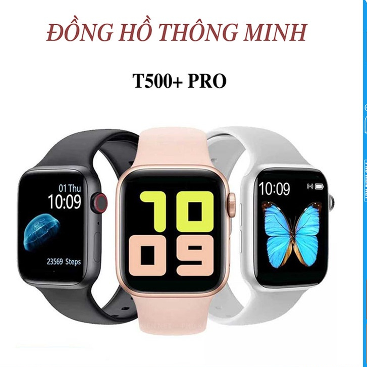 Đồng hồ thông minh Mẫu Mới T500 +BẢN CAO CẤP đa chức năng dùng 3 ngày mới hết pin Hot NEW