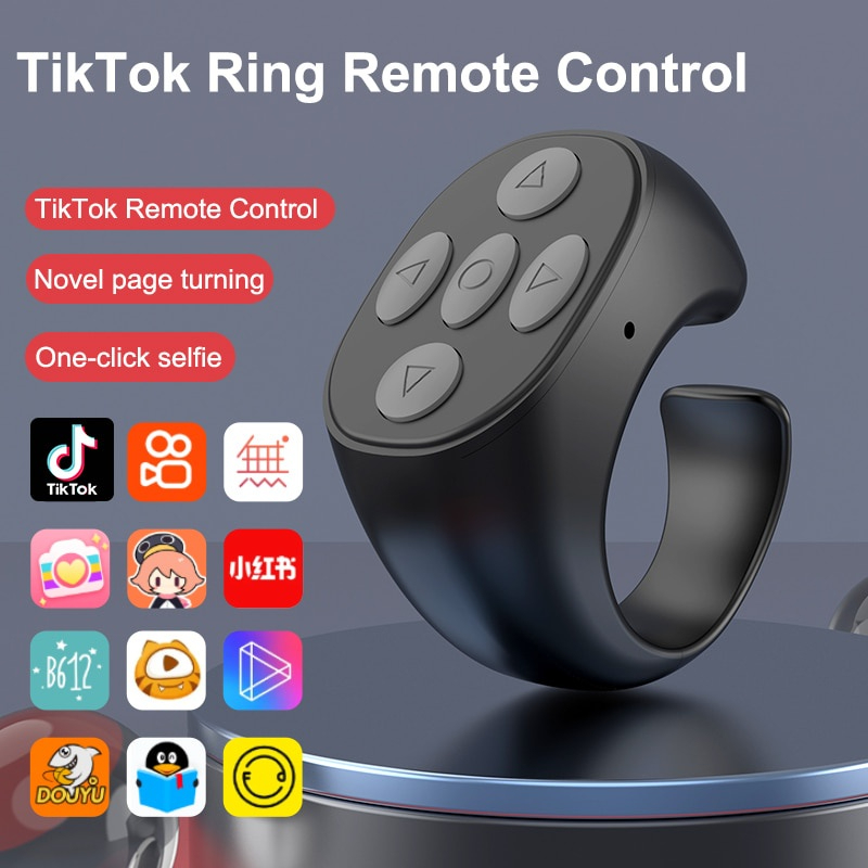 NHẪN BLUETOOTH ĐIỀU KHIỂN ĐIỆN THOẠI LƯỚT TIKTOK YOUTUBE FACEBOOK TỪ XA REMOTE CHỤP ẢNH TỪ XA