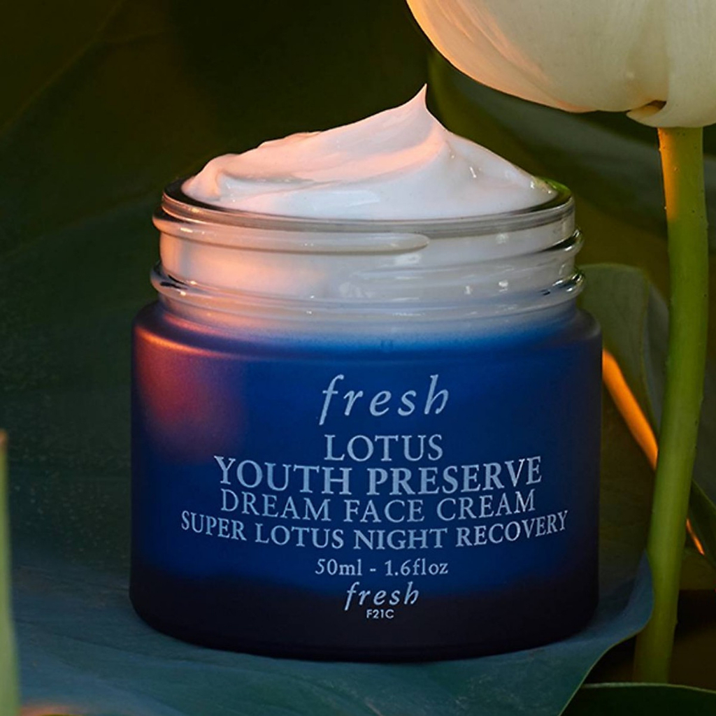 Kem Dưỡng Phục Hồi Da Ban Đêm Chiết Xuất Hoa Sen Fresh Lotus Youth Preserve Dream Night Cream 50ml