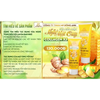 Sữa rửa mặt Collagen X3 Đông Anh