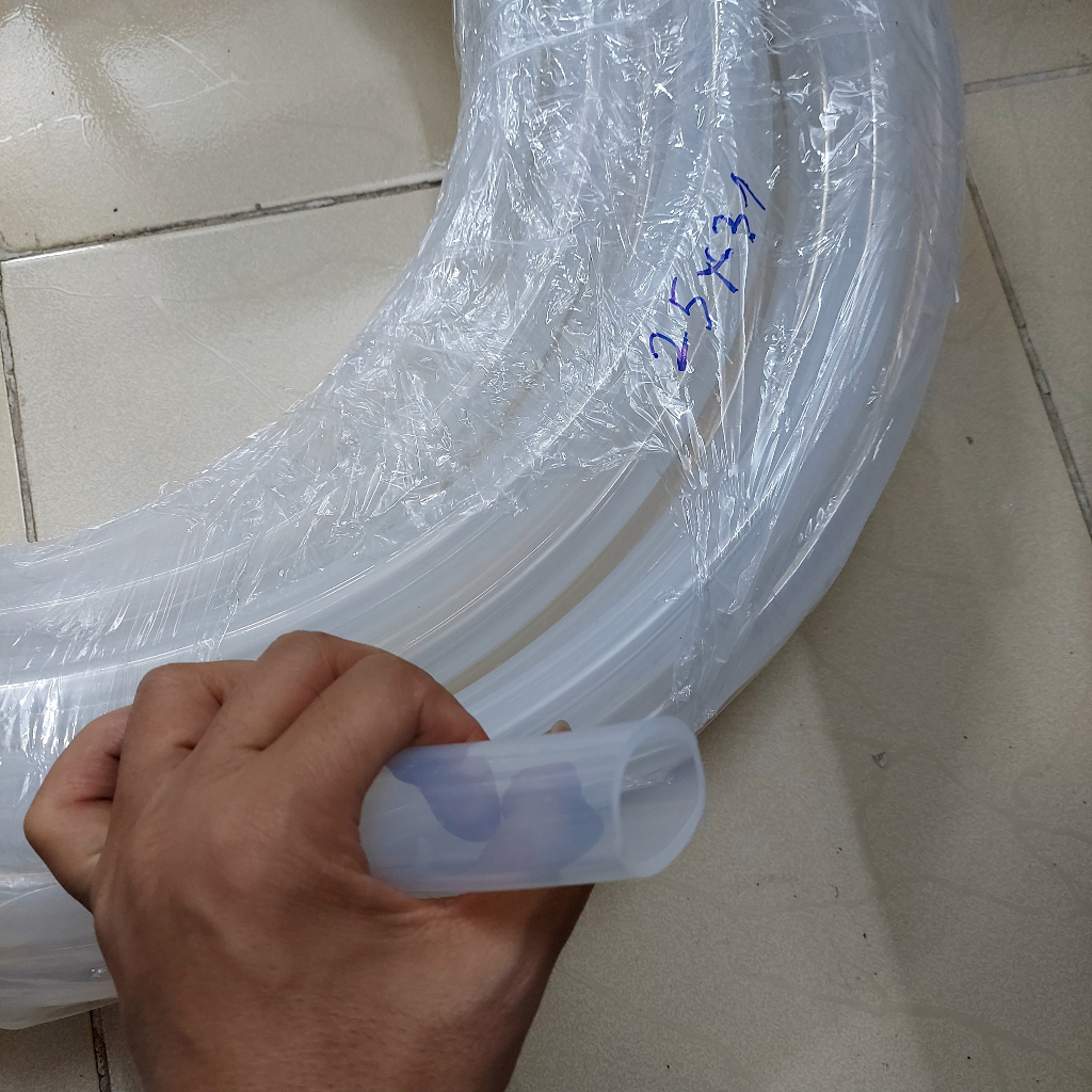 Ống dây Silicon  phi 10, 12, 14, 16, 19, 20, 25 mm trong suốt cấp thực phẩm