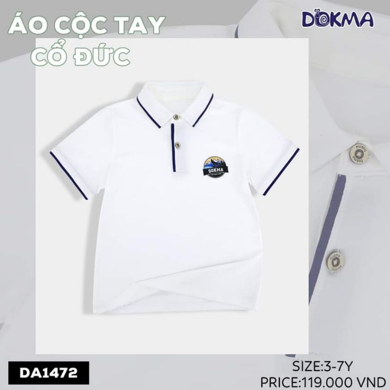 Áo cộc bé trai dokma