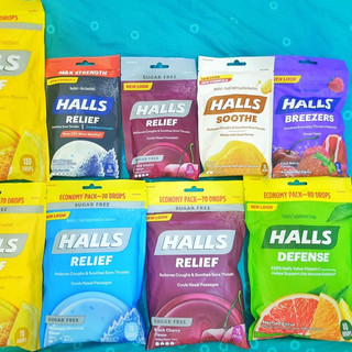Kẹo ngậm thông họng,giảm ho Halls của Mỹ