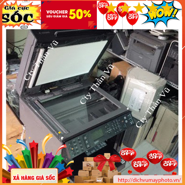 Máy in đa năng cũ Canon MF4750 có in đen trắng Scan copy fax chất lượng INECO
