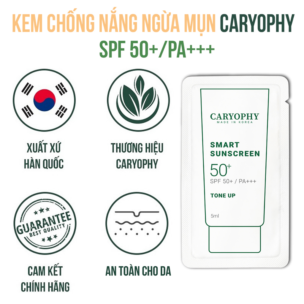 Kem chống nắng Caryophy Smart Sunscreen 5ml