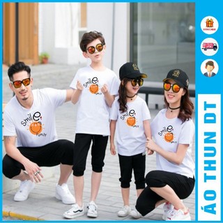 Áo thun Family Smile, áo đồ gia đình