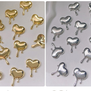 [THANH LÝ]charm Trái tim kim loại chảy