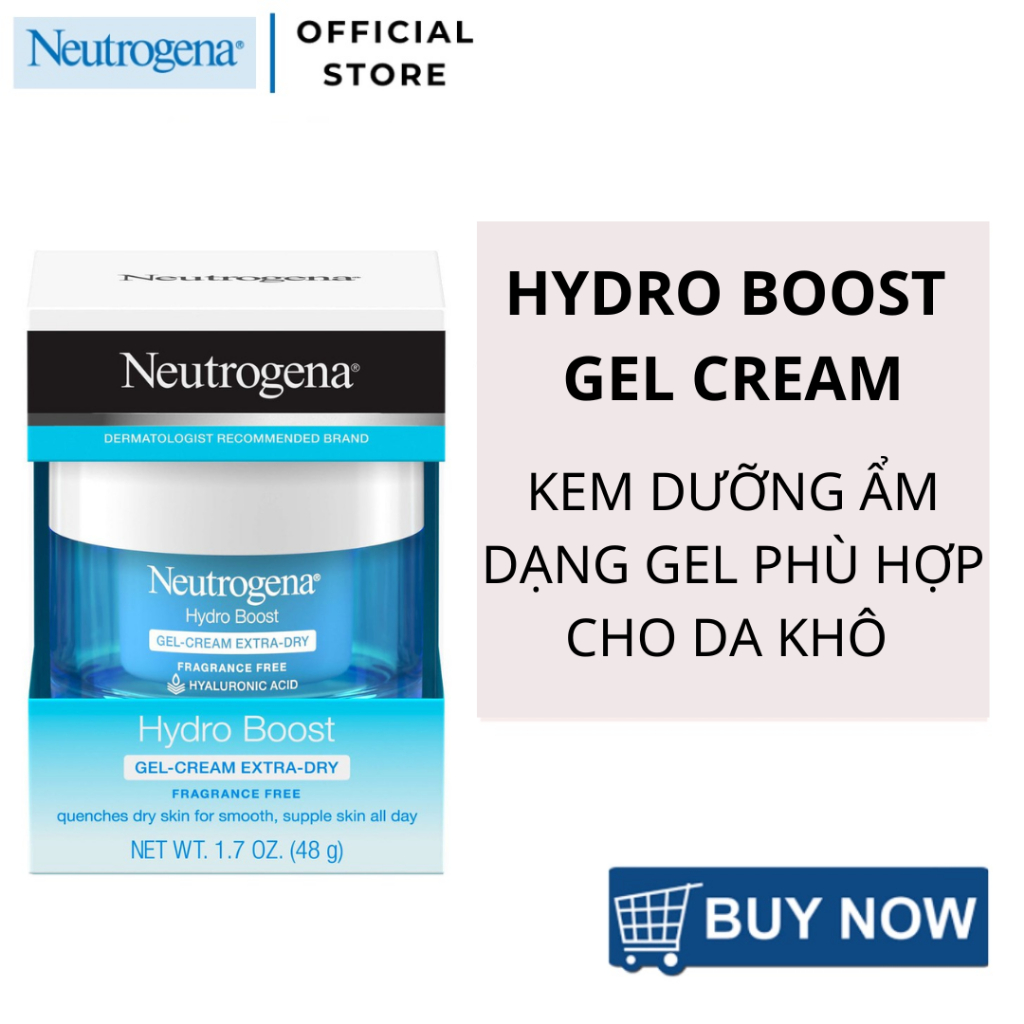 Gel dưỡng ẩm Neutrogena Hydro Boost Gel Cream Extra Dry Skin (dành cho da khô)